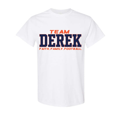 dBoldTees & DTF Transfers Team Derek T-shirt 4T / White