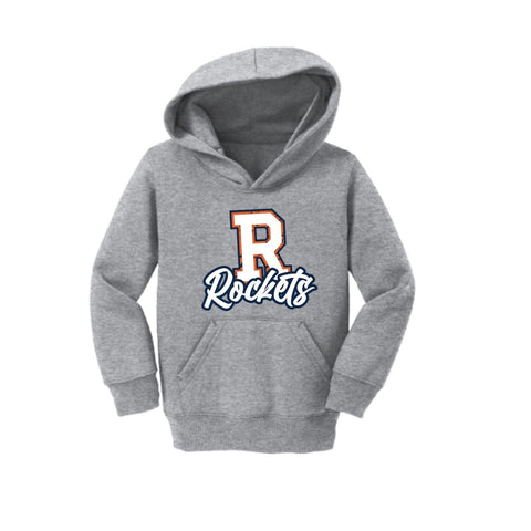 dBoldTees & DTF Transfers Toddler R Rockets PTO Port & Co Hoodie - FR008 2T / Gray
