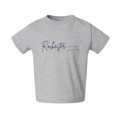 dBoldTees & DTF Transfers Toddler Rochester Line PTO Rabbit Skins T-Shirt - FR008 2T / Gray