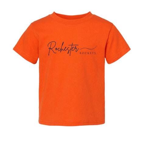 dBoldTees & DTF Transfers Toddler Rochester Line PTO Rabbit Skins T-Shirt - FR008 2T / Orange