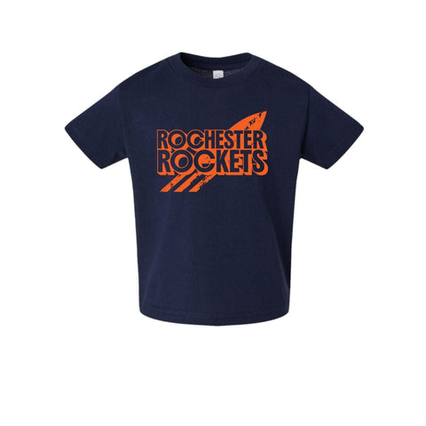 dBoldTees & DTF Transfers Toddler Rochester Rockets PTO Rabbit Skins T-Shirt - FR008 2T / Navy