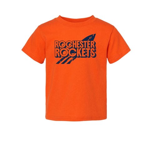 dBoldTees & DTF Transfers Toddler Rochester Rockets PTO Rabbit Skins T-Shirt - FR008 2T / Orange
