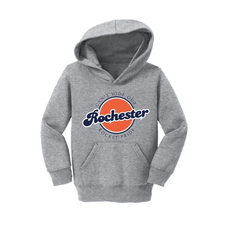 dBoldTees & DTF Transfers Toddler Rocket Pride PTO Port & Co Hoodie - FR008 2T / Gray