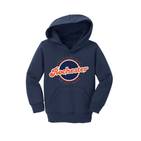 dBoldTees & DTF Transfers Toddler Rocket Pride PTO Port & Co Hoodie - FR008 2T / Navy