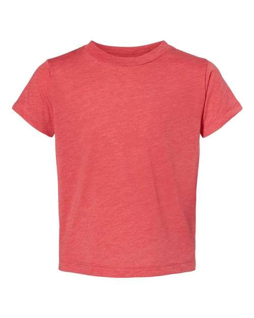 BELLA + CANVAS Toddler Triblend Tee Red Triblend / 2T
