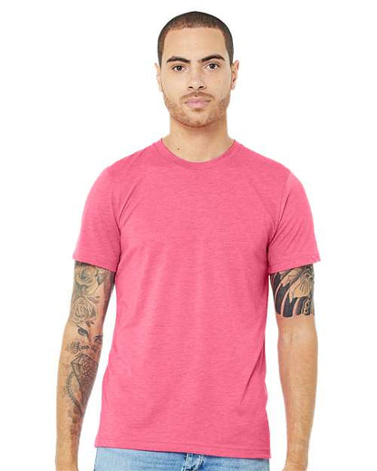 BELLA + CANVAS Triblend Tee Charity Pink Triblend / XS