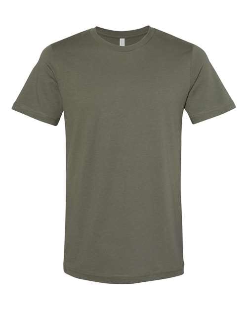 BELLA + CANVAS USA-Made Jersey Tee Military Green / XS