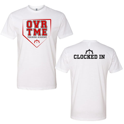 dBoldTees & DTF Transfers White OTA Plate Clocked In Garments - FR019 Youth XS / Next Level T-Shirt