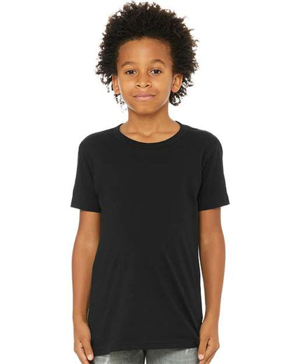 BELLA + CANVAS Youth Jersey Tee Black / S