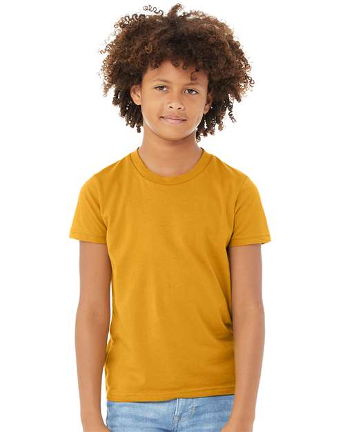 BELLA + CANVAS Youth Jersey Tee Mustard / S