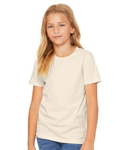 BELLA + CANVAS Youth Jersey Tee Natural / S