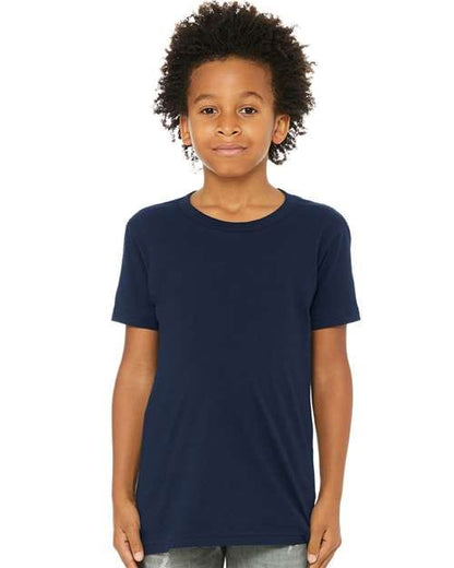 BELLA + CANVAS Youth Jersey Tee Navy / S