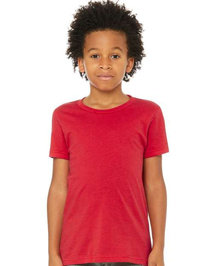 BELLA + CANVAS Youth Jersey Tee Red / S