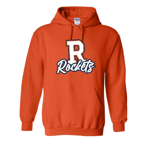 dBoldTees & DTF Transfers Youth R Rockets PTO Gildan Hooded Sweatshirt - FR008 Youth XS / Orange