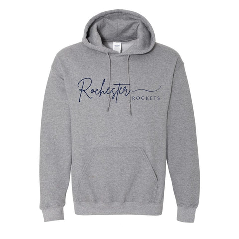 dBoldTees & DTF Transfers Youth Rochester Line PTO Gildan Hooded Sweatshirt - FR008 Youth XS / Gray