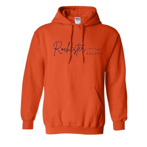 dBoldTees & DTF Transfers Youth Rochester Line PTO Gildan Hooded Sweatshirt - FR008 Youth XS / Orange