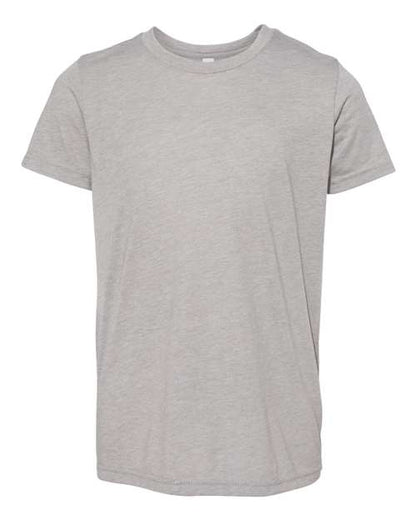 BELLA + CANVAS Youth Triblend Tee Athletic Grey Triblend / S