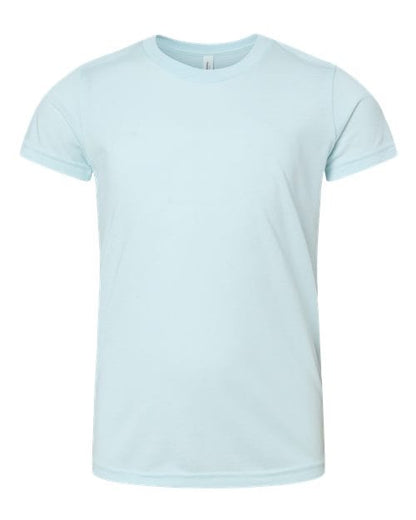 BELLA + CANVAS Youth Triblend Tee Ice Blue Triblend / S
