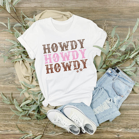 dBoldTees DTF Transfer DTF TRANSFER - 3947 Howdy Howdy Howdy