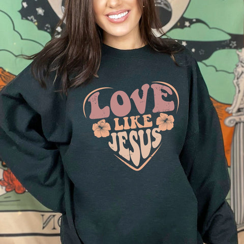 dBoldTees DTF Transfer DTF TRANSFER - 3956 Love Like Jesus Distressed