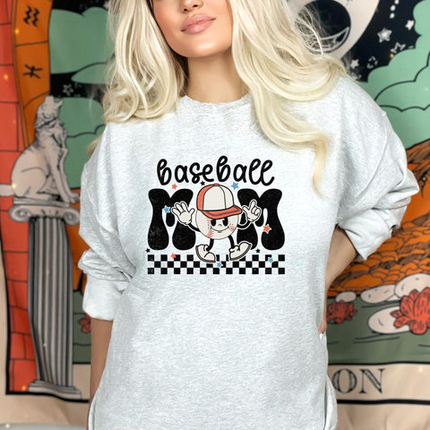 dBoldTees DTF Transfer DTF TRANSFER - 3983 Retro Baseball Mom