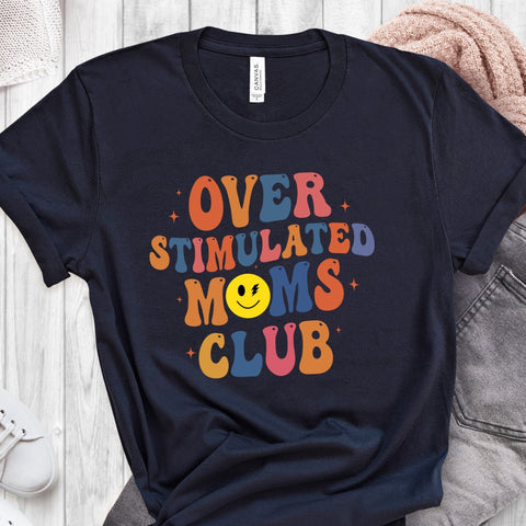 dBoldTees DTF Transfer DTF TRANSFER - 4016 Overstimulated Moms Club