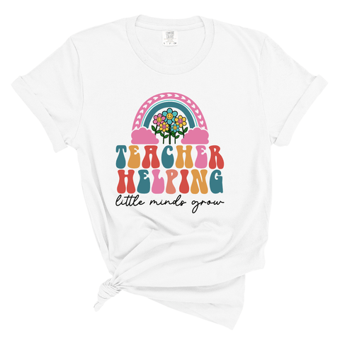dBoldTees DTF Transfer DTF TRANSFER - 4031 Teacher Helping Little Minds Grow