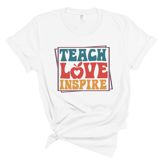 dBoldTees DTF Transfer DTF TRANSFER - 4032 Teach Love Inspire
