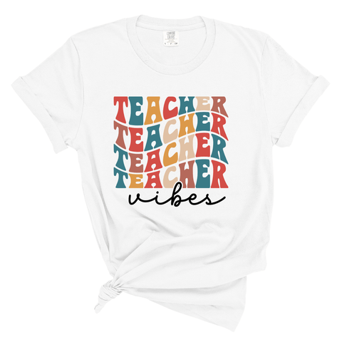 dBoldTees DTF Transfer DTF TRANSFER - 4033 Teacher Vibes