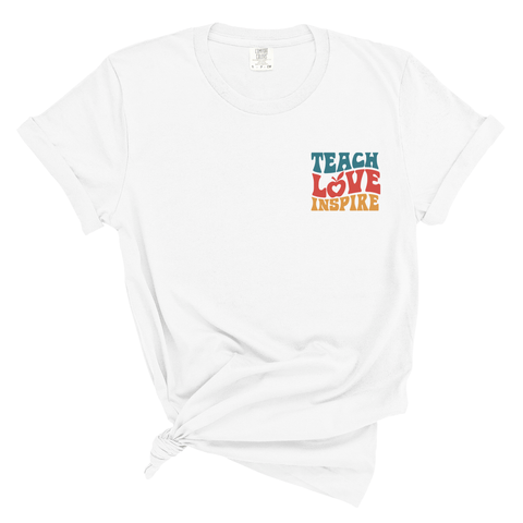 dBoldTees DTF Transfer DTF TRANSFER - 4034 Teach Love Inspire (No square around design)